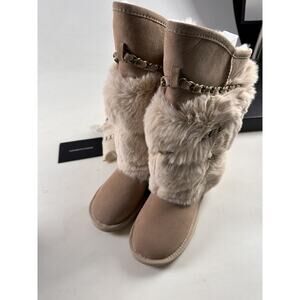 Australia Luxe Collective Women's Sheepskin Lined Faux Fur Boots Size 9